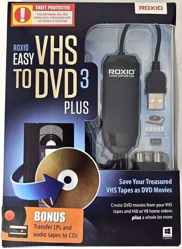 Roxio easy vhs - roxio, dvd