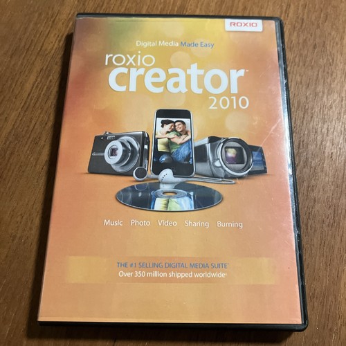 Roxio creator 2010 - 2010, dvd