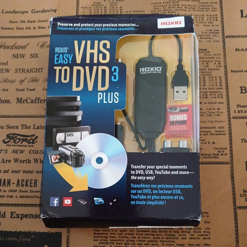 Roxio easy vhs - dvd, plus