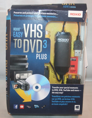 Roxio easy vhs dvd - roxio,