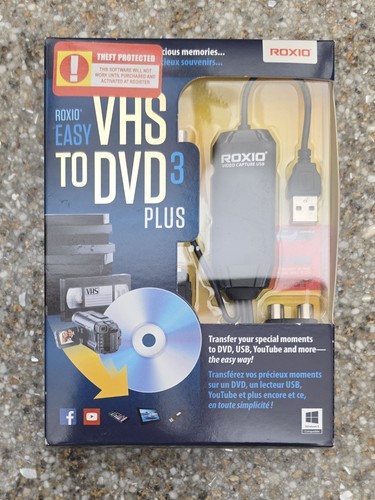 Roxio easy vhs dvd plus - roxio,