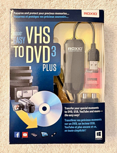 Roxio easy vhs - easy, dvd