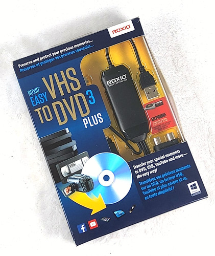 Roxio easy vhs dvd - 3, plus