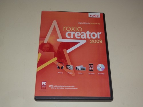 Roxio creator 2009 software - 2009, e
