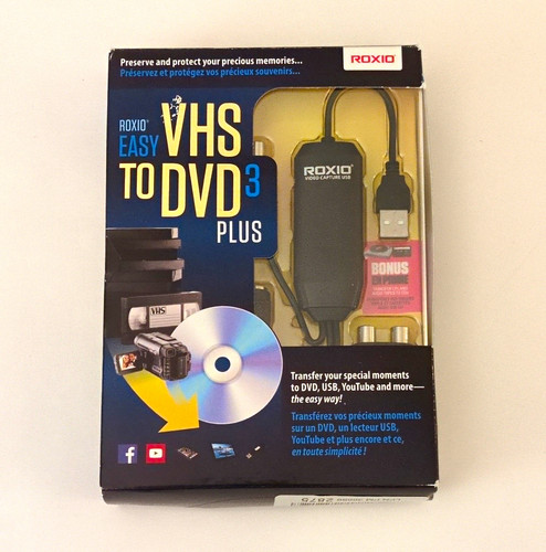 Roxio easy vhs dvd plus - vhs,
